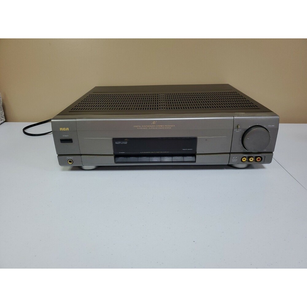 RCA RV 21601 F Digital Synthesized Stereo Receiver, AV surround sound, Tested